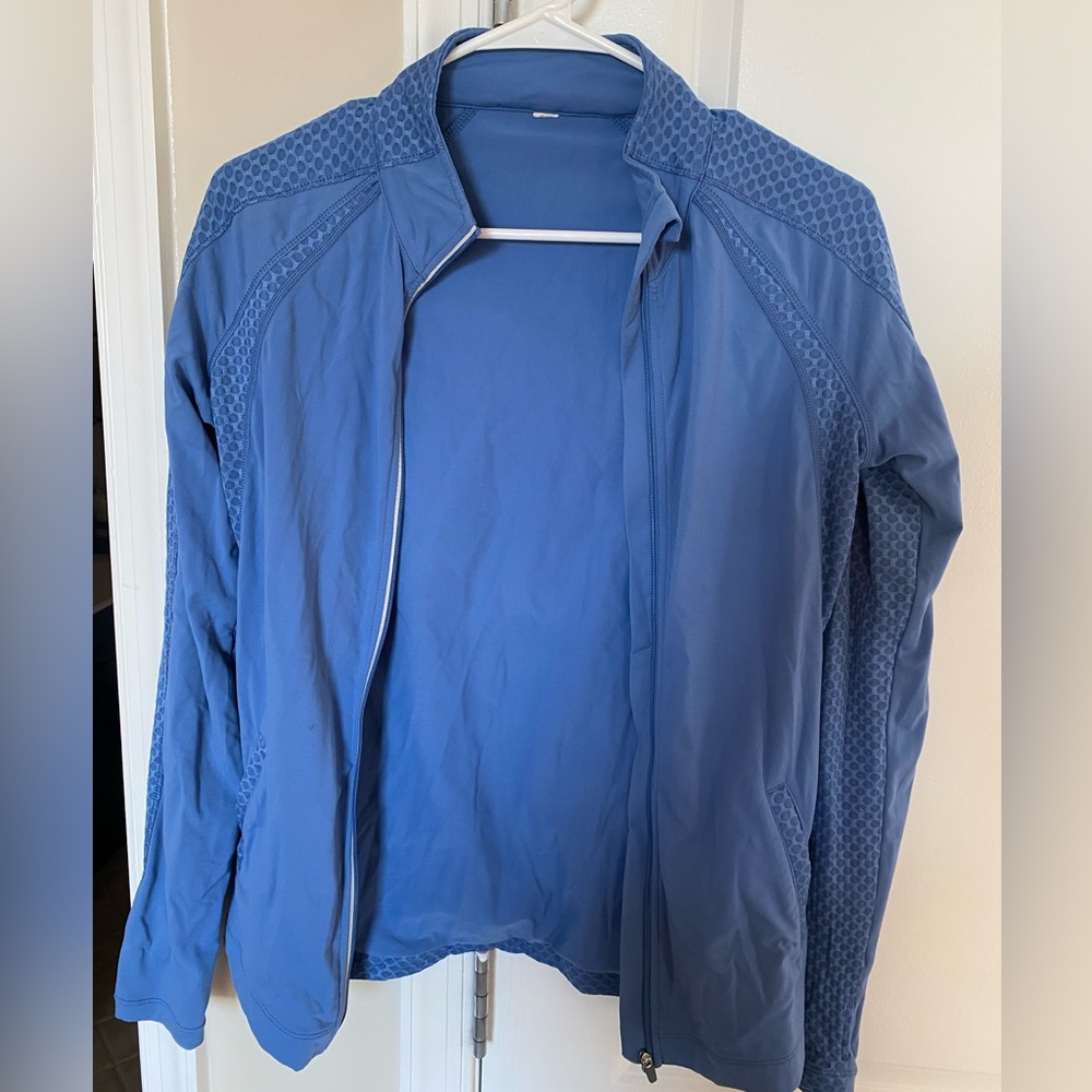 Lorna Jane Blue Athletic Zip Through Jacket
